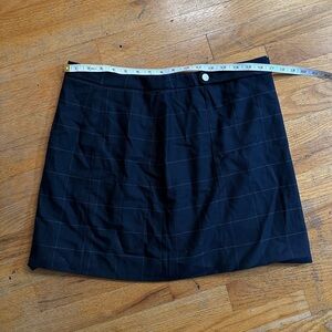 Banana republic plaid skirt sz 10 - preppy - mini skirt - navy blue